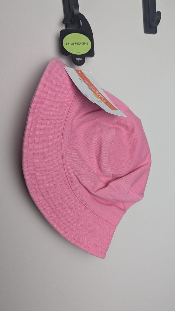 NEW M&S Plain Pink Bucket Hat - Girls 12-18 Months Little Ones Preloved Used, Preloved, Preworn & Second Hand Baby, Kids & Children's Clothing UK Online. Cheap affordable. Brands including Next, Joules, Nutmeg Morrisons, TU, F&F, H&M.