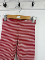 NEW M*S Red Striped Leggings - Girls 4 - 5 Years - Little Ones Preloved. Second Hand Children's & Preloved Baby, Kids, Girls & Boys Clothes. UK online