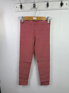 NEW M*S Red Striped Leggings - Girls 4 - 5 Years - Little Ones Preloved. Second Hand Children's & Preloved Baby, Kids, Girls & Boys Clothes. UK online