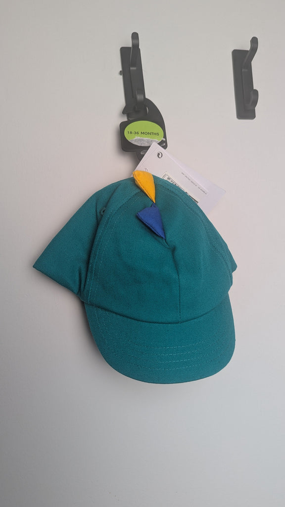 NEW M&SGreen Dinosaur Spikes Kids Baseball Cap - Boys 18-36 Months Little Ones Preloved Used, Preloved, Preworn Baby, Girls & Boys Clothes. Kids & Children's second hand Clothing UK Online. Cheap affordable. Brands including Next, Joules, Nutmeg Morrisons, TU, F&F, H&M.