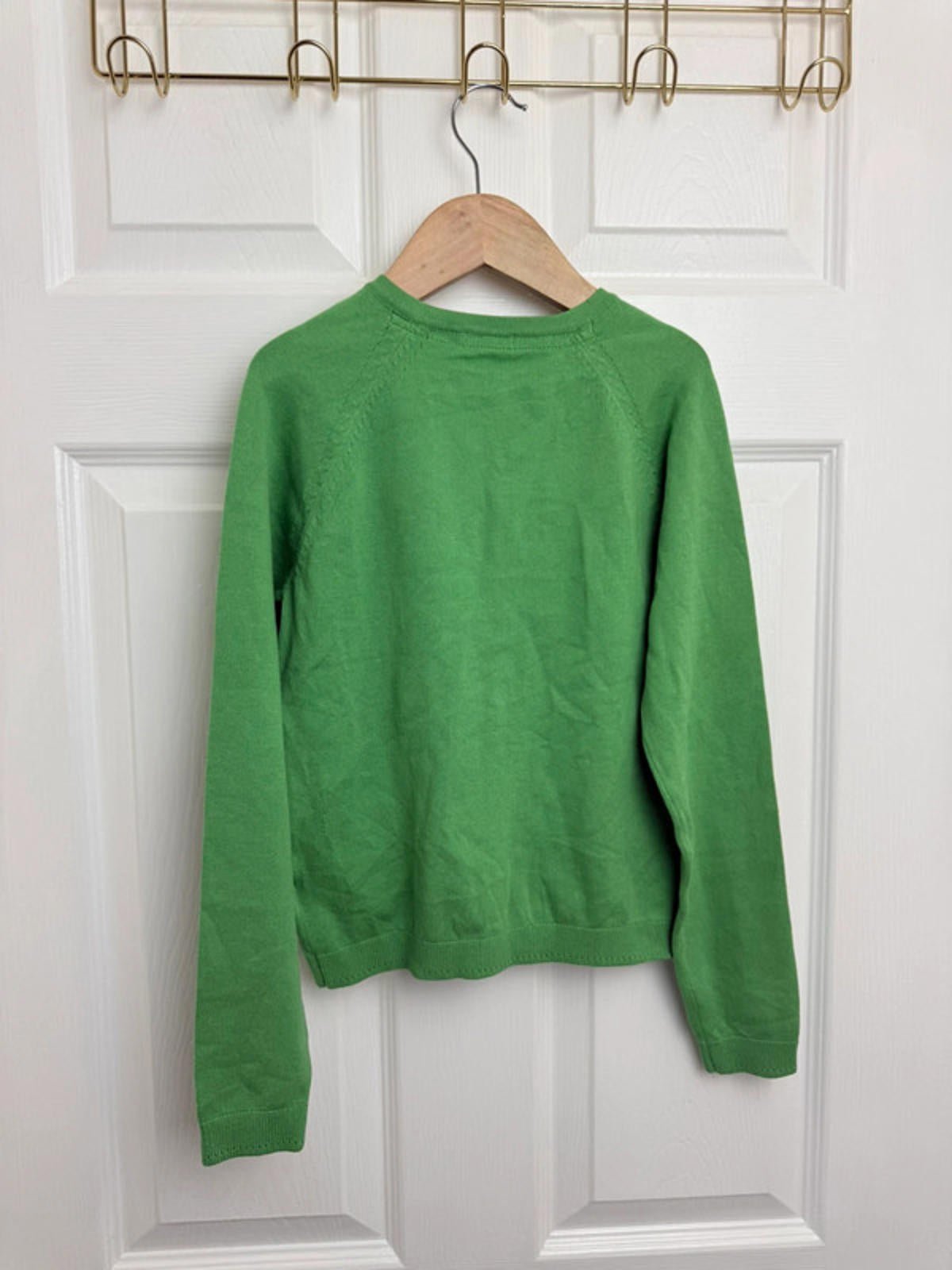 NEW Next Green Fine Knit Cardigan - Girls 9 Years - Little Ones Preloved. Second Hand Children's & Preloved Baby, Kids, Girls & Boys Clothes. UK online