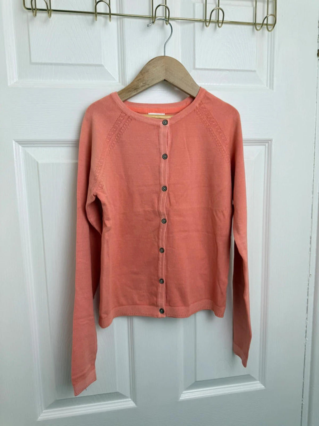 NEW Next Peach Fine Knit Cardigan - Girls 10 Years - Little Ones Preloved. Second Hand Children's & Preloved Baby, Kids, Girls & Boys Clothes. UK online