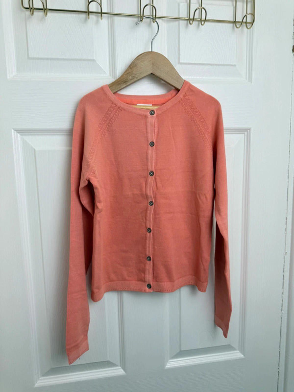 NEW Next Peach Fine Knit Cardigan - Girls 10 Years - Little Ones Preloved. Second Hand Children's & Preloved Baby, Kids, Girls & Boys Clothes. UK online