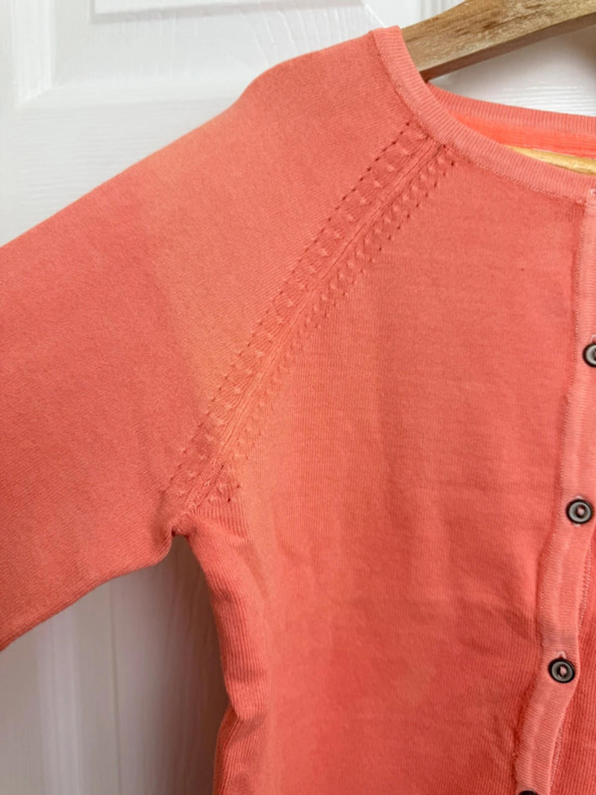 NEW Next Peach Fine Knit Cardigan - Girls 10 Years - Little Ones Preloved. Second Hand Children's & Preloved Baby, Kids, Girls & Boys Clothes. UK online