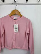 NEW Next Pink Floral Button Cardigan - Girls 4 - 5 Years - Little Ones Preloved. Second Hand Children's & Preloved Baby, Kids, Girls & Boys Clothes. UK online