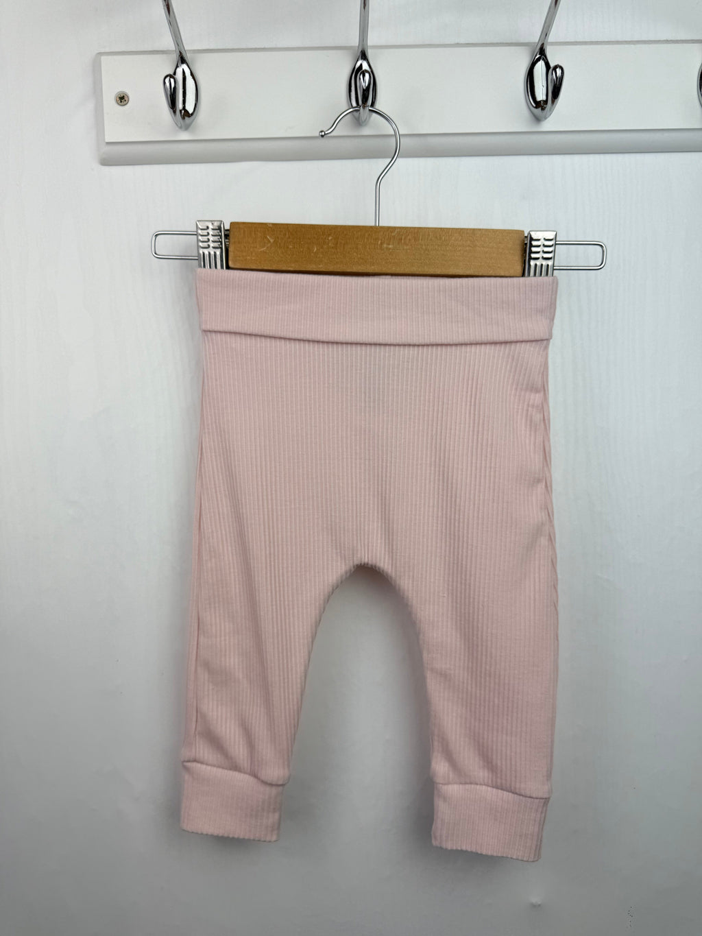 NEW Next Pink Ribbed Leggings - Baby Girls 3 - 6 Months - Little Ones Preloved. Second Hand Children's & Preloved Baby, Kids, Girls & Boys Clothes. UK online