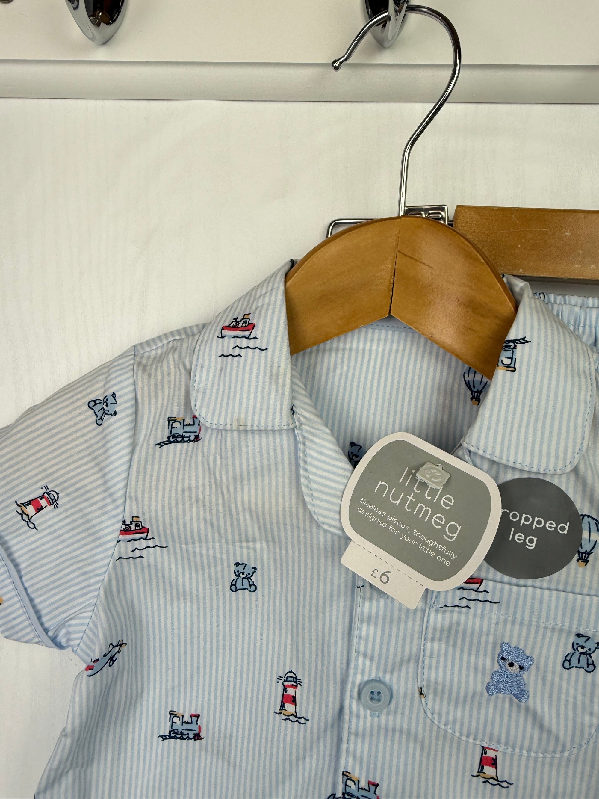 NEW Nutmeg Nautical Pyjamas - Baby Boys 0 - 3 Months - Little Ones Preloved. Second Hand Children's & Preloved Baby, Kids, Girls & Boys Clothes. UK online