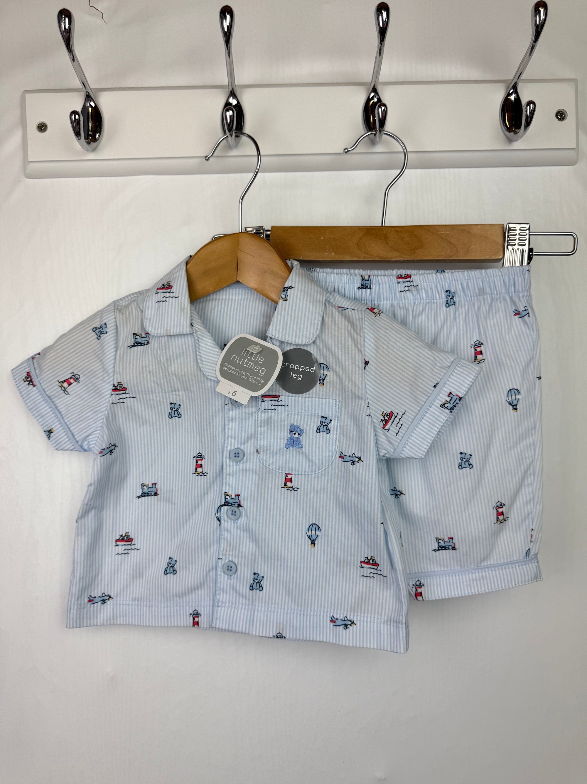 NEW Nutmeg Nautical Pyjamas - Baby Boys 0 - 3 Months - Little Ones Preloved. Second Hand Children's & Preloved Baby, Kids, Girls & Boys Clothes. UK online