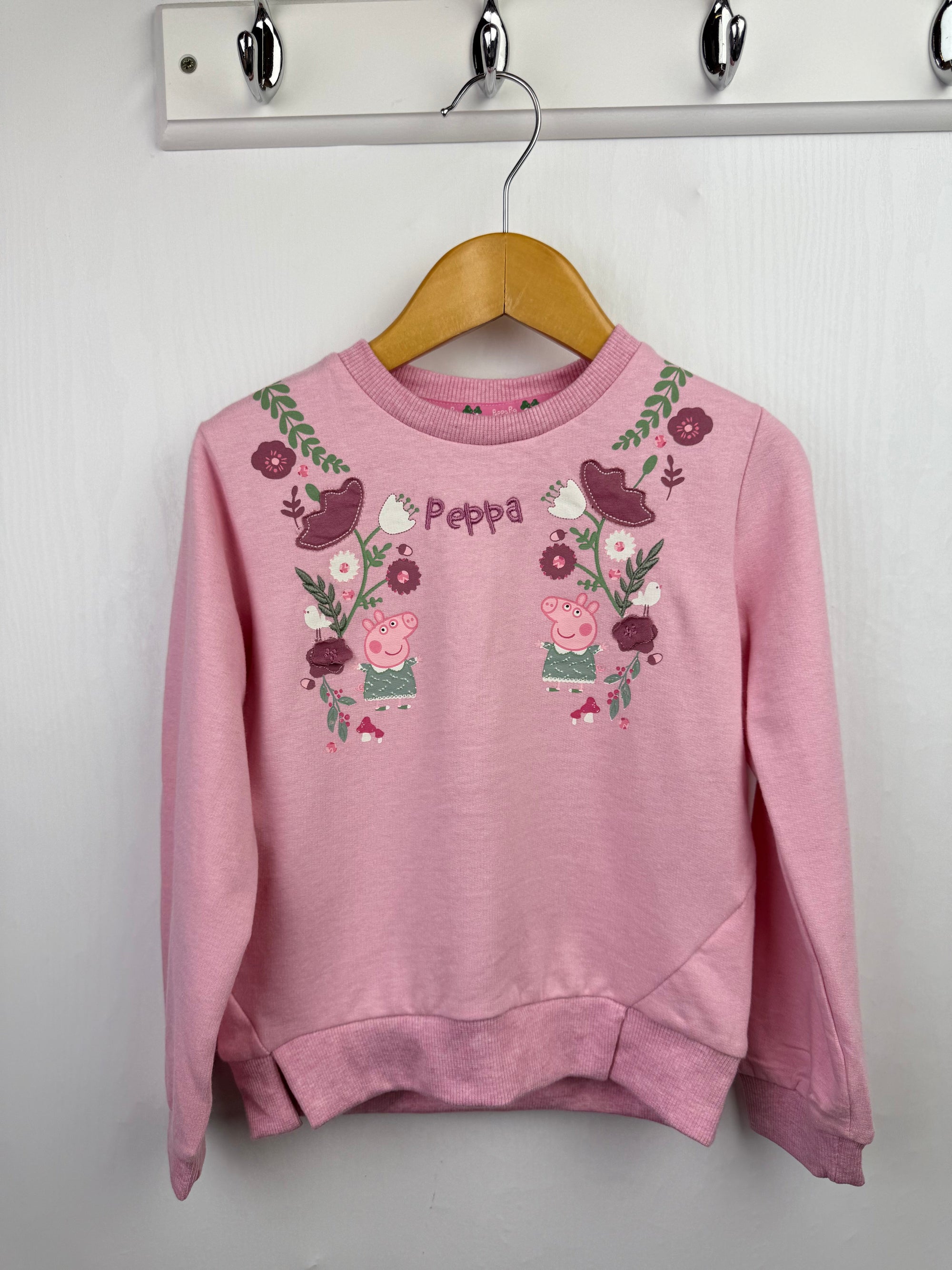 NEW Peppa Pig Pink Floral Jumpers - Little Ones Preloved. Second Hand Children's & Preloved Baby, Kids, Girls & Boys Clothes. UK online