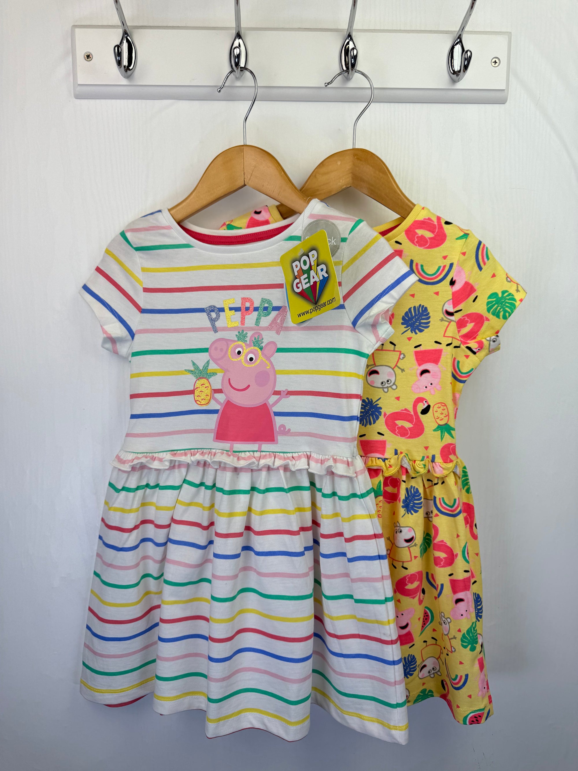 NEW Peppa Pig Twin Pack dresses - Girls 2 - 3 Years - Little Ones Preloved. Second Hand Children's & Preloved Baby, Kids, Girls & Boys Clothes. UK online