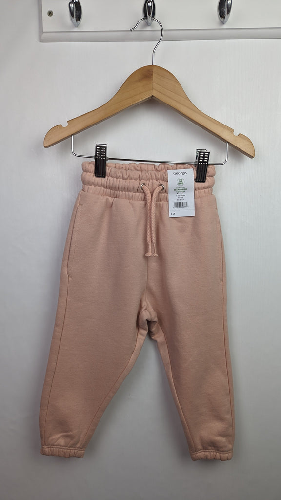 NEW Pink George Joggers 12-18m George Used, Preloved, Preworn & Second Hand Baby, Kids & Children's Clothing UK Online. Cheap affordable. Brands including Next, Joules, Nutmeg Morrisons, TU, F&F, H&M.