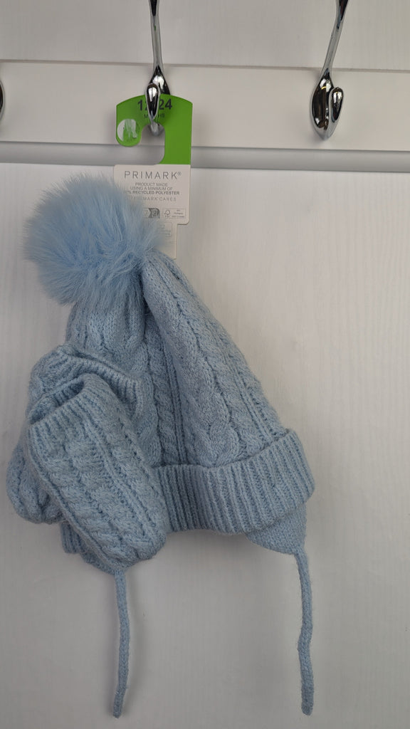 New Primark Blue Hat & Gloves Set - Baby Boys 12-24 Months Little Ones Preloved Used, Preloved, Preworn & Second Hand Baby, Kids & Children's Clothing UK Online. Cheap affordable. Brands including Next, Joules, Nutmeg Morrisons, TU, F&F, H&M.