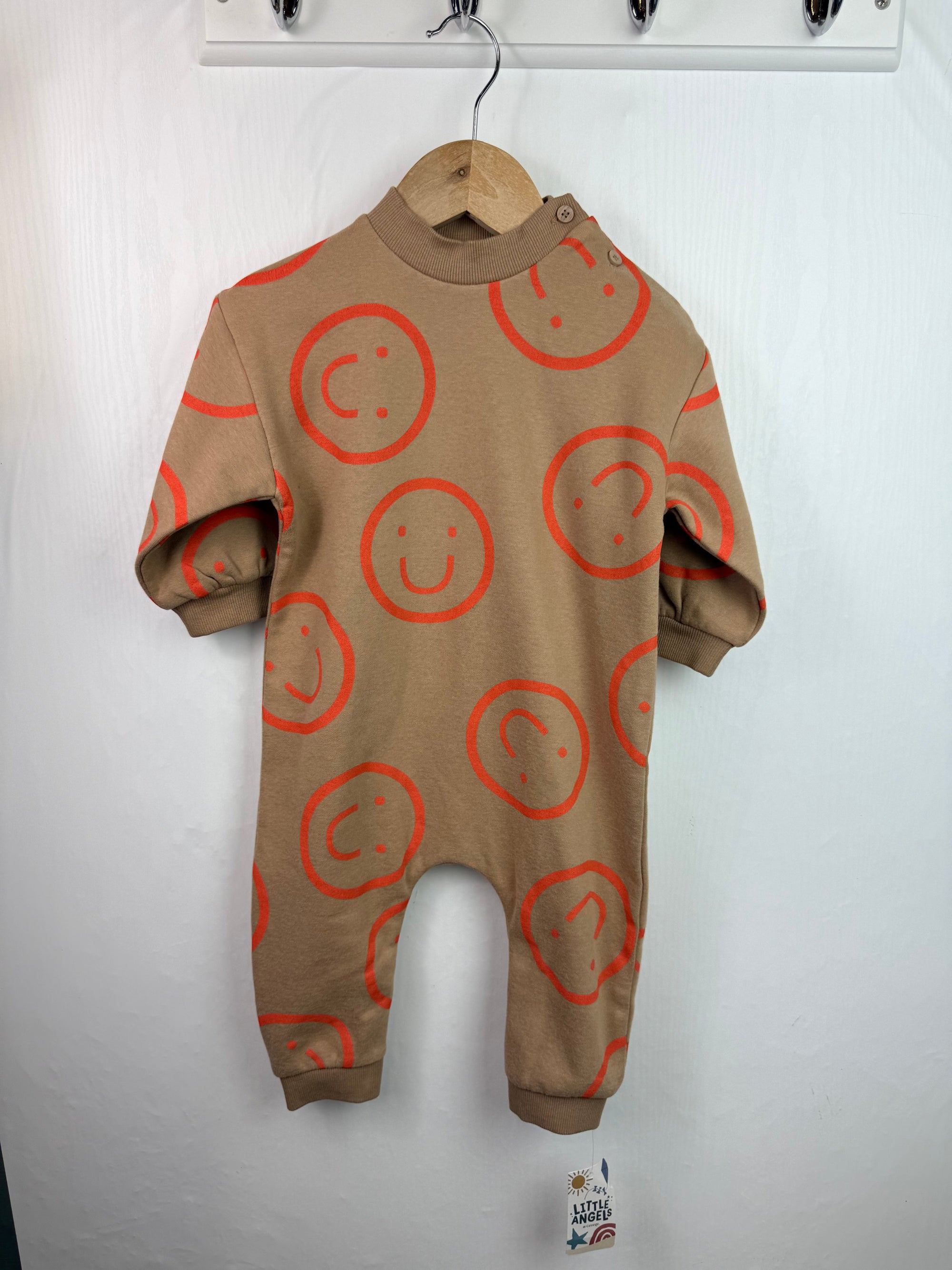 NEW Smile Romper - Baby Boys 9 - 12 Months - Little Ones Preloved. Second Hand Children's & Preloved Baby, Kids, Girls & Boys Clothes. UK online