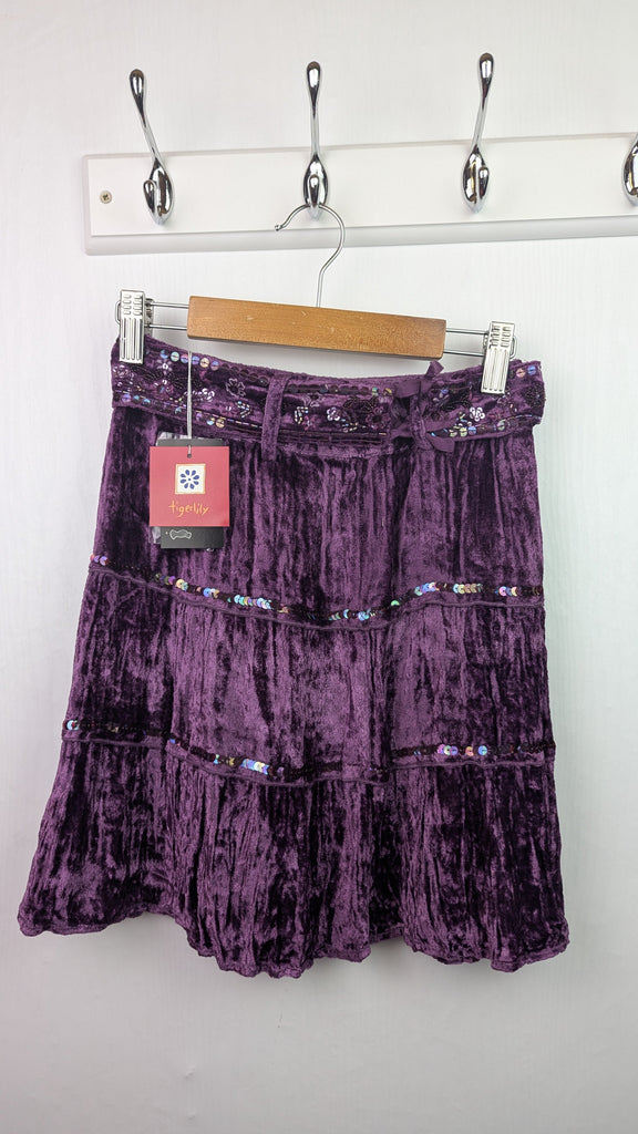 NEW Tiger Lily Vintage Plush Velvet Skirt - Girls 6 Years Little Ones Preloved Used, Preloved, Preworn & Second Hand Baby, Kids & Children's Clothing UK Online. Cheap affordable. Brands including Next, Joules, Nutmeg Morrisons, TU, F&F, H&M.