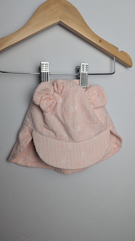 NEW TU Pink Bear Ears Sun Hat - Baby Girls 3-6 Months Little Ones Preloved Used, Preloved, Preworn & Second Hand Baby, Kids & Children's Clothing UK Online. Cheap affordable. Brands including Next, Joules, Nutmeg Morrisons, TU, F&F, H&M.