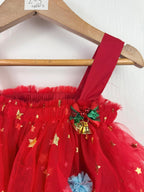 NEW Unbranded Christmas Tree PomPom Dress - Girls 2 - 3 Years - Little Ones Preloved. Second Hand Children's & Preloved Baby, Kids, Girls & Boys Clothes. UK online
