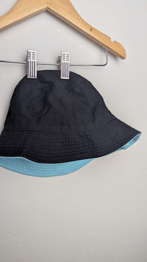 NEW Unbranded Reversible Blue/Black Bucket Hat - Unisex 3-6 Years Little Ones Preloved Used, Preloved, Preworn & Second Hand Baby, Kids & Children's Clothing UK Online. Cheap affordable. Brands including Next, Joules, Nutmeg Morrisons, TU, F&F, H&M.