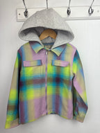 NEW Zara Multicolour Hooded Shacket - Boys 4 - 5 Years - Little Ones Preloved. Second Hand Children's & Preloved Baby, Kids, Girls & Boys Clothes. UK online