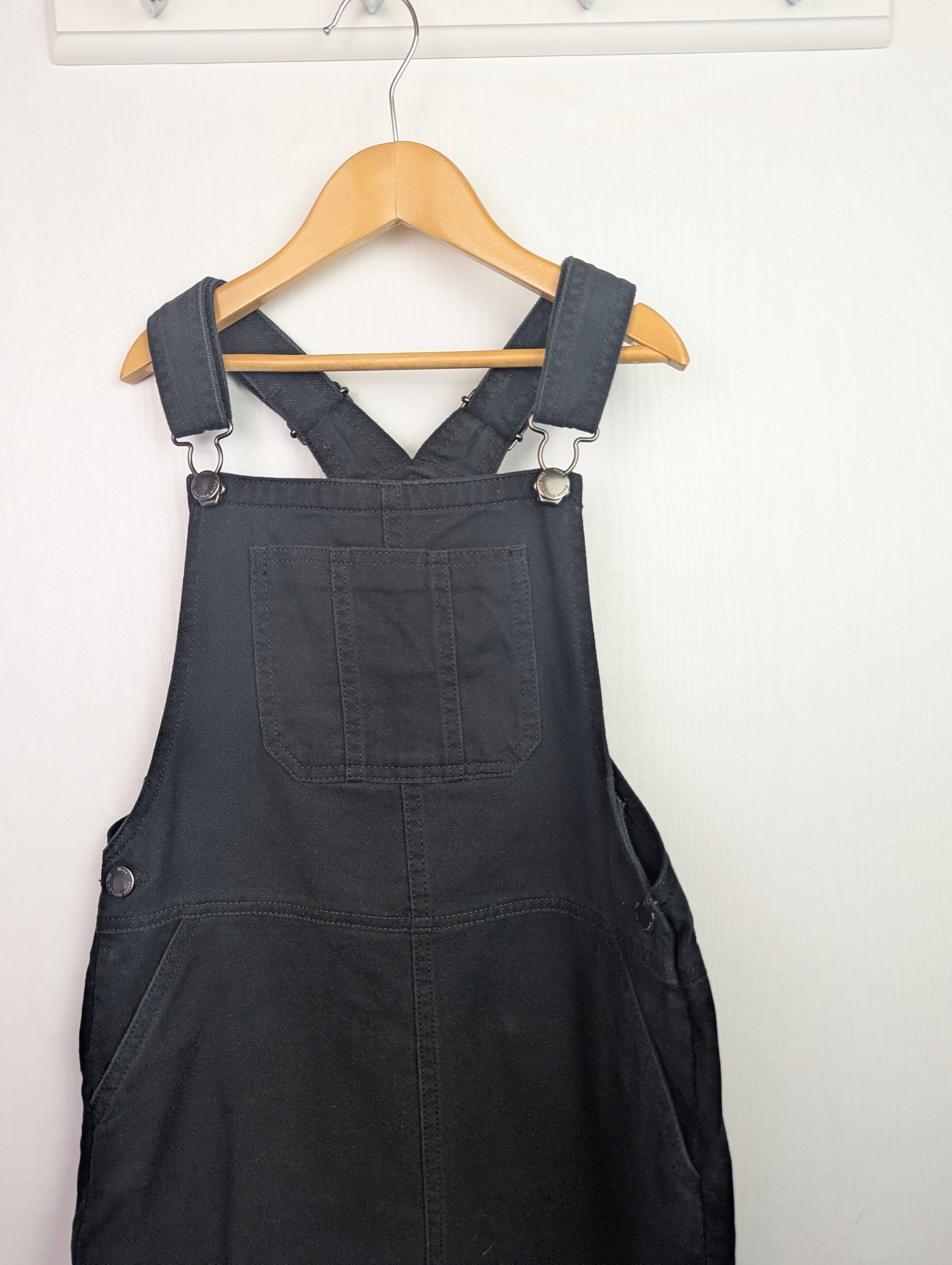 Next Black Denim Pinafore Dress - Girls 9 Years - Little Ones Preloved. Second Hand Children's & Preloved Baby, Kids, Girls & Boys Clothes. UK online