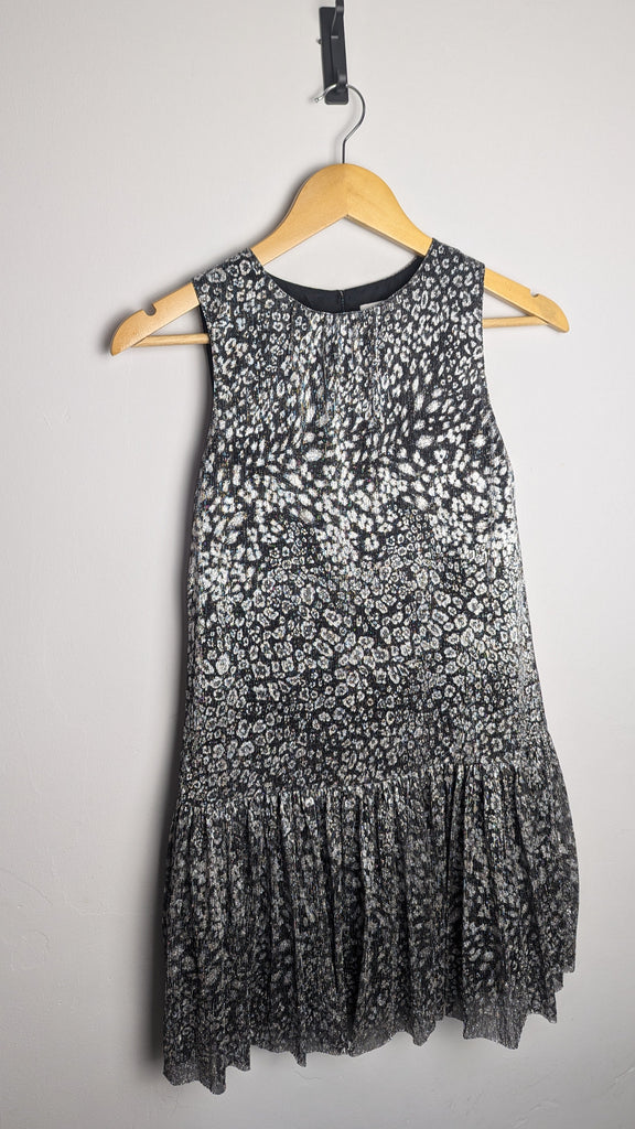 Next Black & Silver Animal Print Dress - Girls 11 Years Little Ones Preloved Used, Preloved, Preworn & Second Hand Baby, Kids & Children's Clothing UK Online. Cheap affordable. Brands including Next, Joules, Nutmeg Morrisons, TU, F&F, H&M.