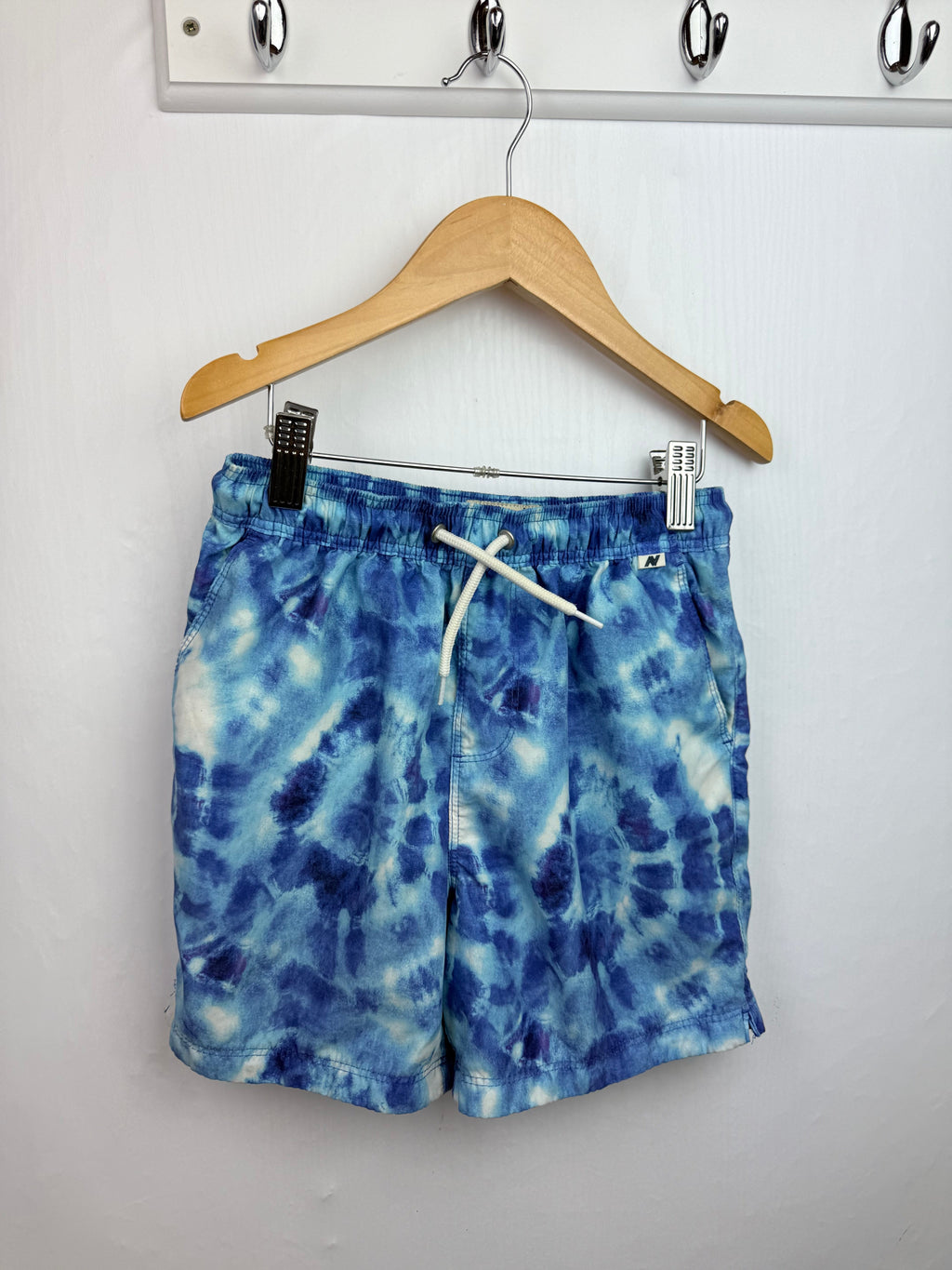 Next Blue Cloud Swim Shorts - Boys 8 Years - Little Ones Preloved. Second Hand Children's & Preloved Baby, Kids, Girls & Boys Clothes. UK online