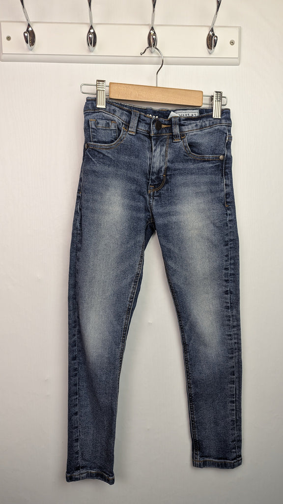 Next Blue Denim Skinny Jeans - Boys 8 Years Little Ones Preloved Used, Preloved, Preworn Baby, Girls & Boys Clothes. Kids & Children's second hand Clothing UK Online. Cheap affordable. Brands including Next, Joules, Nutmeg Morrisons, TU, F&F, H&M.