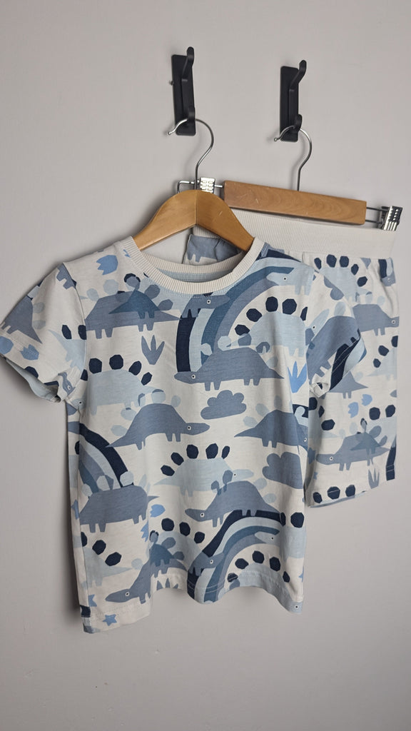 Next Blue Dinosaur Pyjama Set - Boys 3-4 Years Little Ones Preloved Used, Preloved, Preworn & Second Hand Baby, Kids & Children's Clothing UK Online. Cheap affordable. Brands including Next, Joules, Nutmeg Morrisons, TU, F&F, H&M.