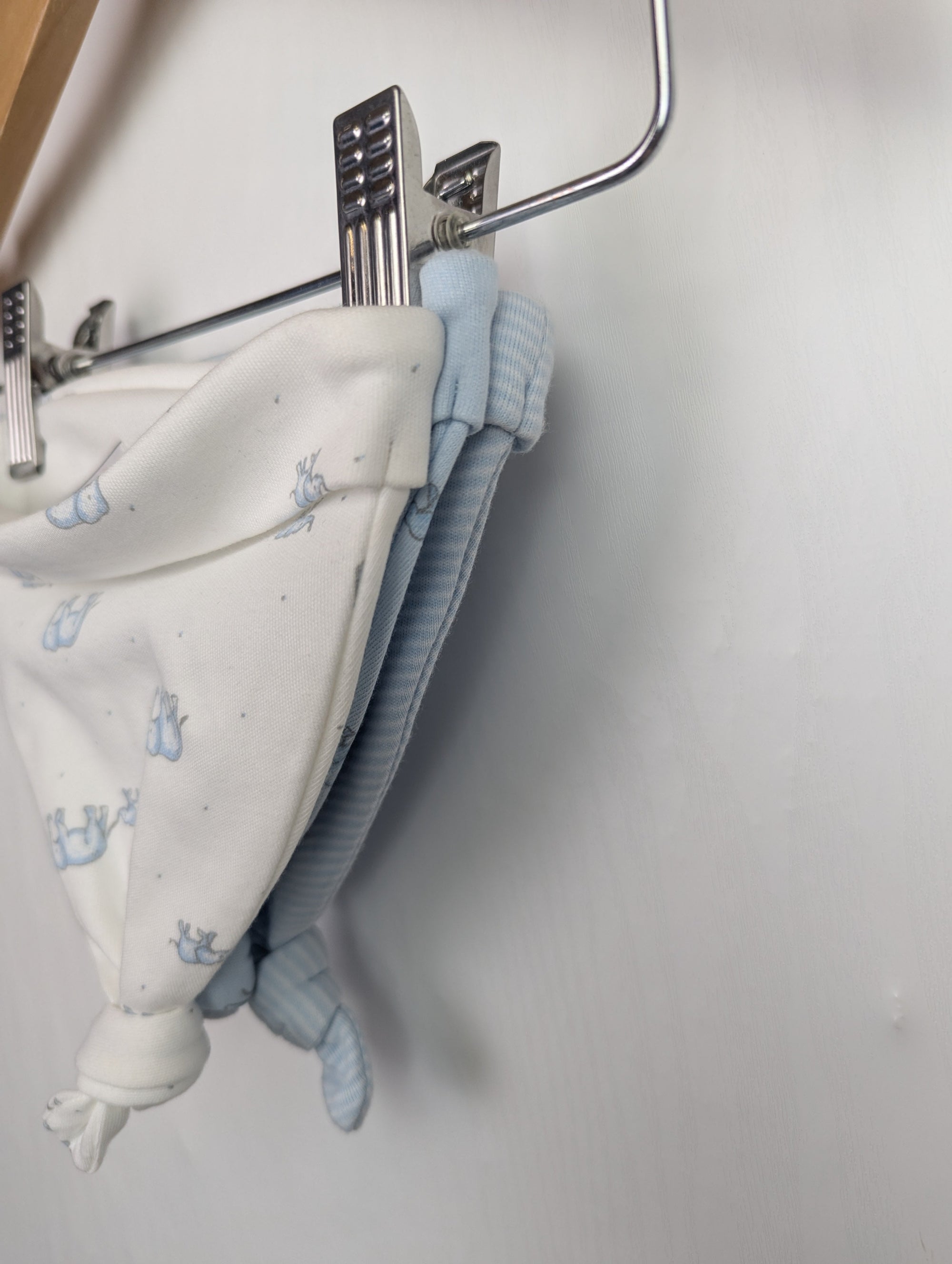 Next Blue Elephant Hats - Baby Boys 0 - 3 Months - Little Ones Preloved. Second Hand Children's & Preloved Baby, Kids, Girls & Boys Clothes. UK online