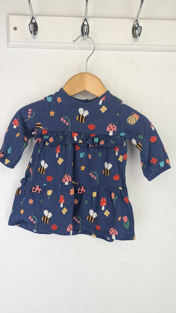 Next Blue Floral Dress - Girls 0-1 Month Next Used, Preloved, Preworn & Second Hand Baby, Kids & Children's Clothing UK Online. Cheap affordable. Brands including Next, Joules, Nutmeg Morrisons, TU, F&F, H&M.