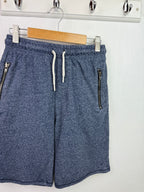 Next Blue Zip Shorts - Boys 11 Years - Little Ones Preloved. Second Hand Children's & Preloved Baby, Kids, Girls & Boys Clothes. UK online