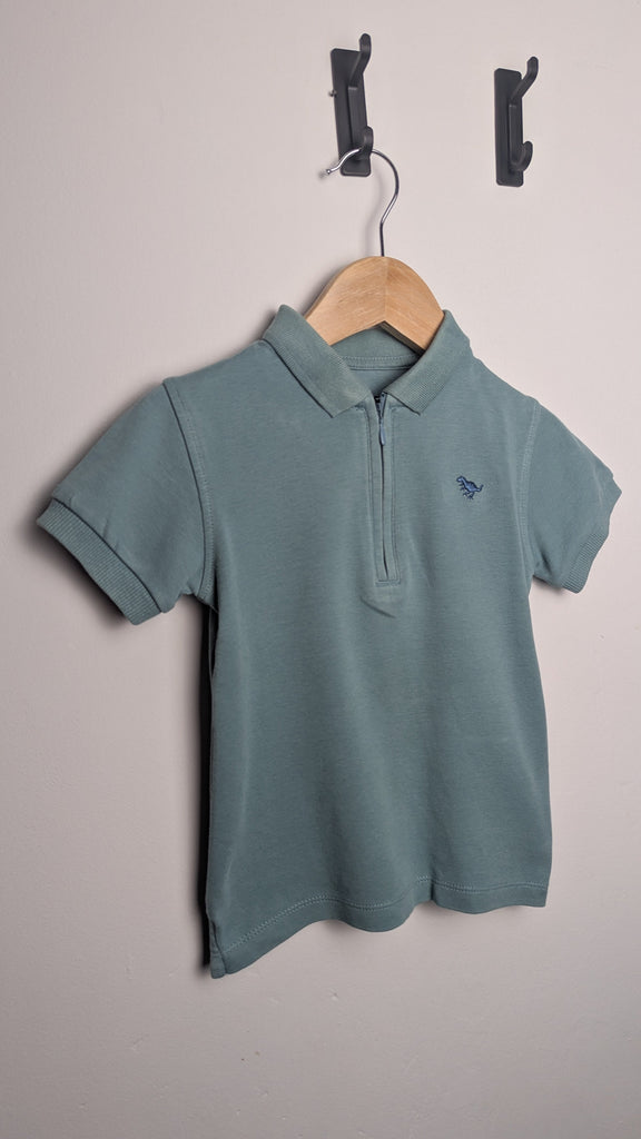 Next Blue/Green Half Zip Top - Boys 2-3 Years Little Ones Preloved Used, Preloved, Preworn & Second Hand Baby, Kids & Children's Clothing UK Online. Cheap affordable. Brands including Next, Joules, Nutmeg Morrisons, TU, F&F, H&M.