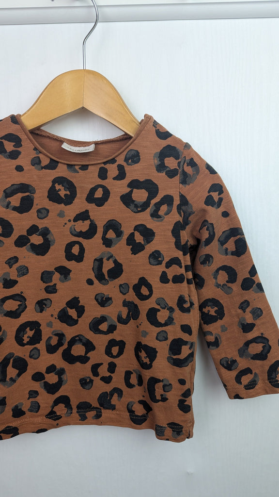 Next Brown Animal Print Top - Unisex 9-12 Months Next Used, Preloved, Preworn & Second Hand Baby, Kids & Children's Clothing UK Online. Cheap affordable. Brands including Next, Joules, Nutmeg Morrisons, TU, F&F, H&M.