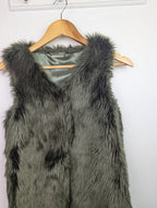 Next Brown Long Faux Fur Gillet - Girls 12 Years - Little Ones Preloved. Second Hand Children's & Preloved Baby, Kids, Girls & Boys Clothes. UK online