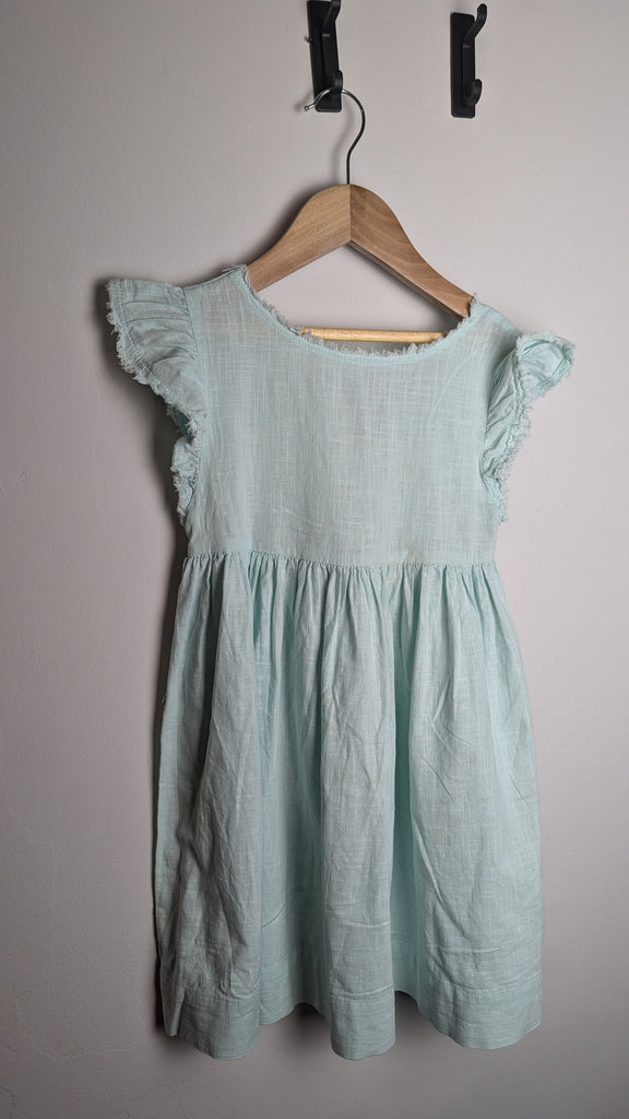 Next Cotton Light Green Dress - Girls 6-7 Years Little Ones Preloved Used, Preloved, Preworn & Second Hand Baby, Kids & Children's Clothing UK Online. Cheap affordable. Brands including Next, Joules, Nutmeg Morrisons, TU, F&F, H&M.