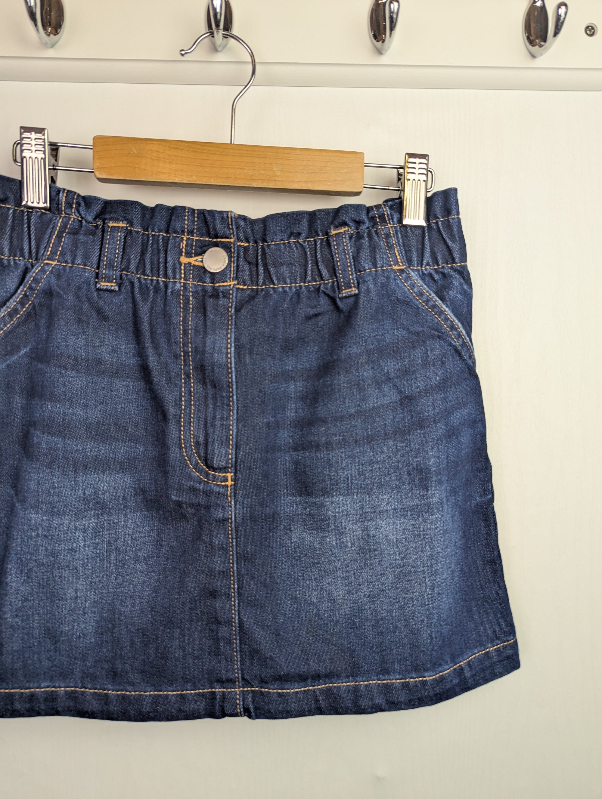 Next Dark Blue Denim Skirt - Girls 10 Years - Little Ones Preloved. Second Hand Children's & Preloved Baby, Kids, Girls & Boys Clothes. UK online