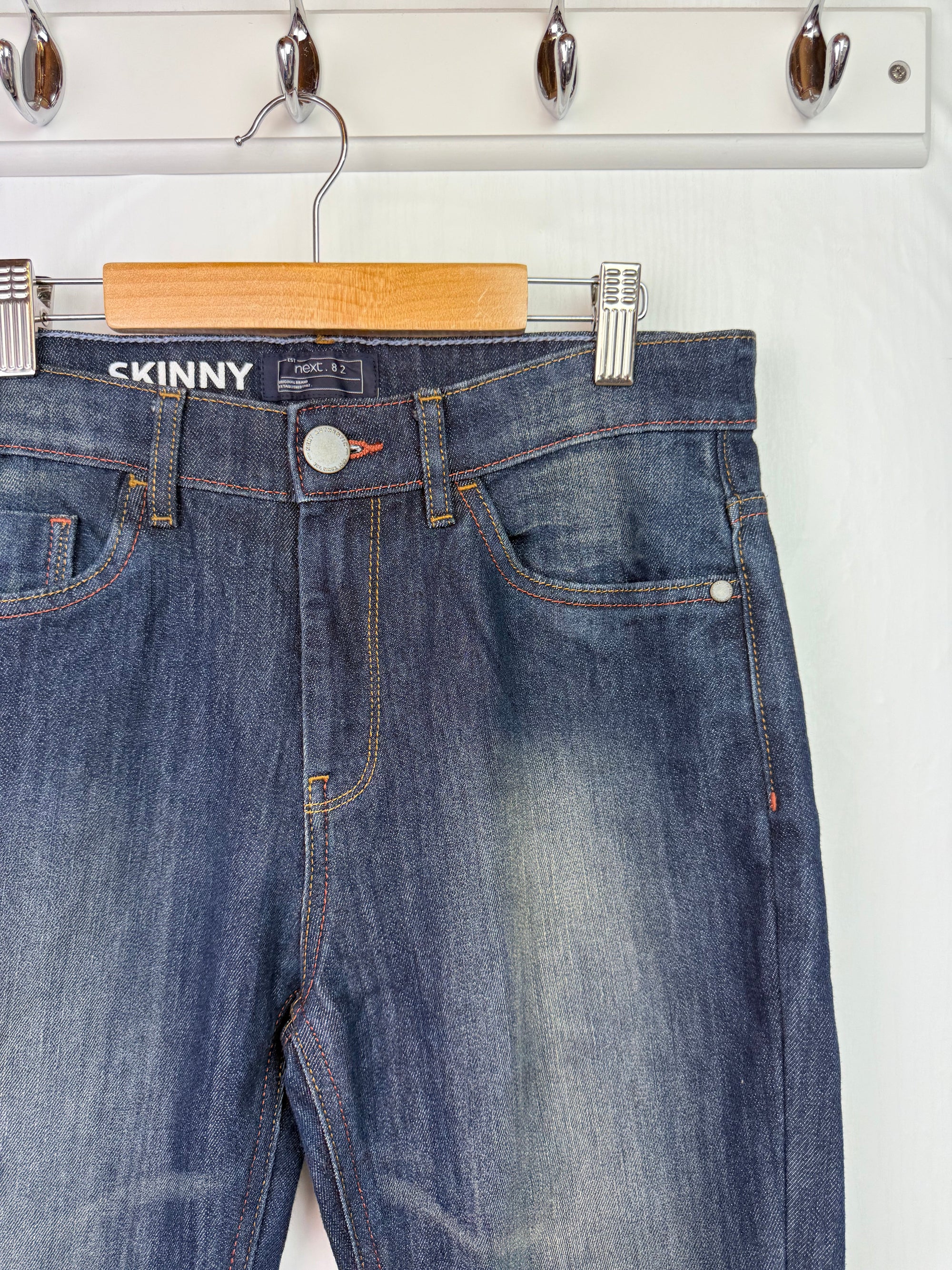 Next Dark Blue Skinny Jeans - Boys 15 Years - Little Ones Preloved. Second Hand Children's & Preloved Baby, Kids, Girls & Boys Clothes. UK online