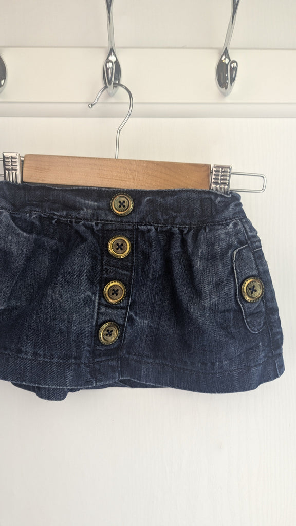 Next Dark Denim Skirt - Baby Girls 6-9 Months Next Used, Preloved, Preworn & Second Hand Baby, Kids & Children's Clothing UK Online. Cheap affordable. Brands including Next, Joules, Nutmeg Morrisons, TU, F&F, H&M.