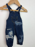 Next Denim Animal Dungarees - Boys 0 - 3 Months - Little Ones Preloved. Second Hand Children's & Preloved Baby, Kids, Girls & Boys Clothes. UK online