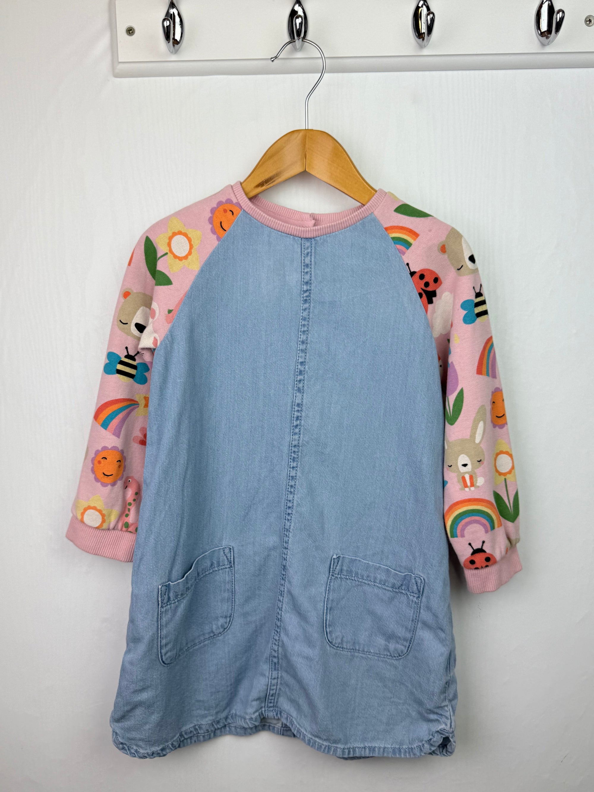 Next Denim Jumper Dress - Girls 3 - 4 Years - Little Ones Preloved. Second Hand Children's & Preloved Baby, Kids, Girls & Boys Clothes. UK online