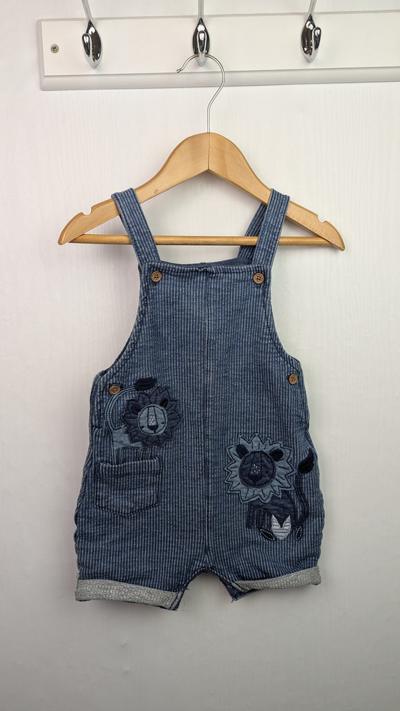 Next Denim Lion Romper - Boys 3-6 Months Little Ones Preloved Used, Preloved, Preworn & Second Hand Baby, Kids & Children's Clothing UK Online. Cheap affordable. Brands including Next, Joules, Nutmeg Morrisons, TU, F&F, H&M.