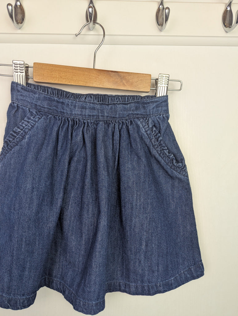 Next Denim Pocket Skirt - Girls 3-4 Years Little Ones Preloved Used, Preloved, Preworn Baby, Girls & Boys Clothes. Kids & Children's second hand Clothing UK Online. Cheap affordable. Brands including Next, Joules, Nutmeg Morrisons, TU, F&F, H&M.