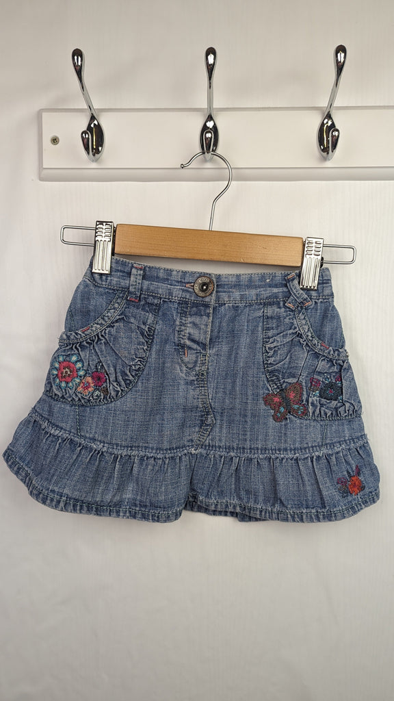 NEXT Denim Skirt 12-18 Months Next Used, Preloved, Preworn & Second Hand Baby, Kids & Children's Clothing UK Online. Cheap affordable. Brands including Next, Joules, Nutmeg Morrisons, TU, F&F, H&M.