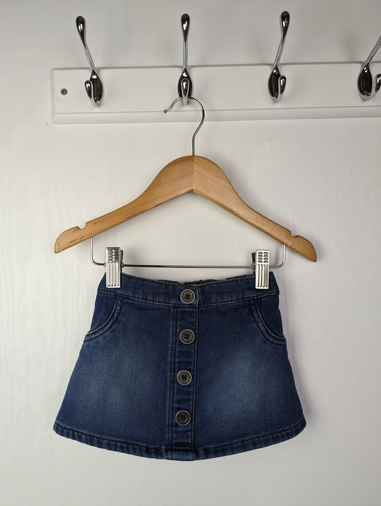 NEXT Denim Skirt 6-9 Months Next Used, Preloved, Preworn & Second Hand Baby, Kids & Children's Clothing UK Online. Cheap affordable. Brands including Next, Joules, Nutmeg Morrisons, TU, F&F, H&M.