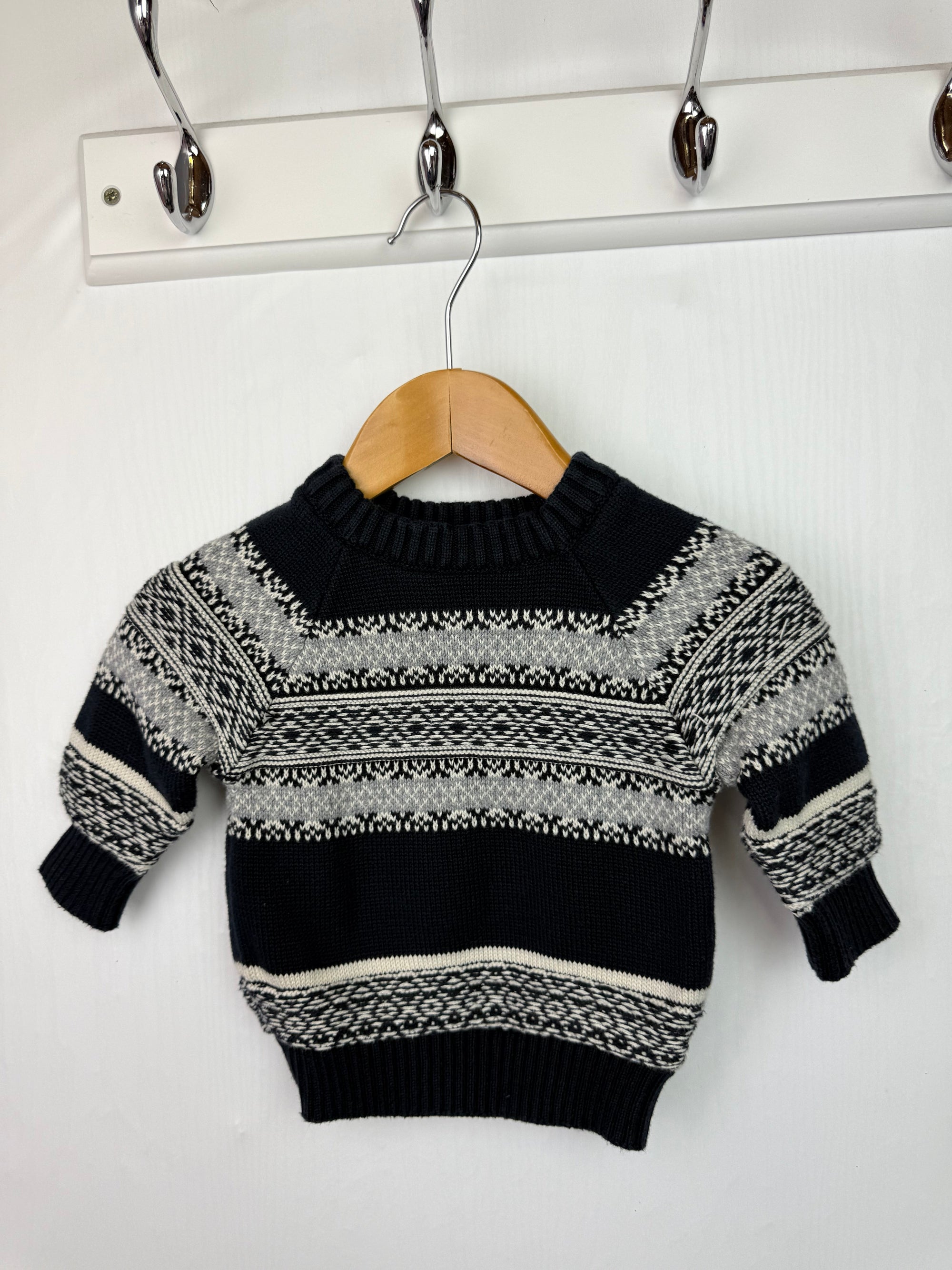 Next Fair Isle Jumper - Boys 3 - 6 Months - Little Ones Preloved. Second Hand Children's & Preloved Baby, Kids, Girls & Boys Clothes. UK online