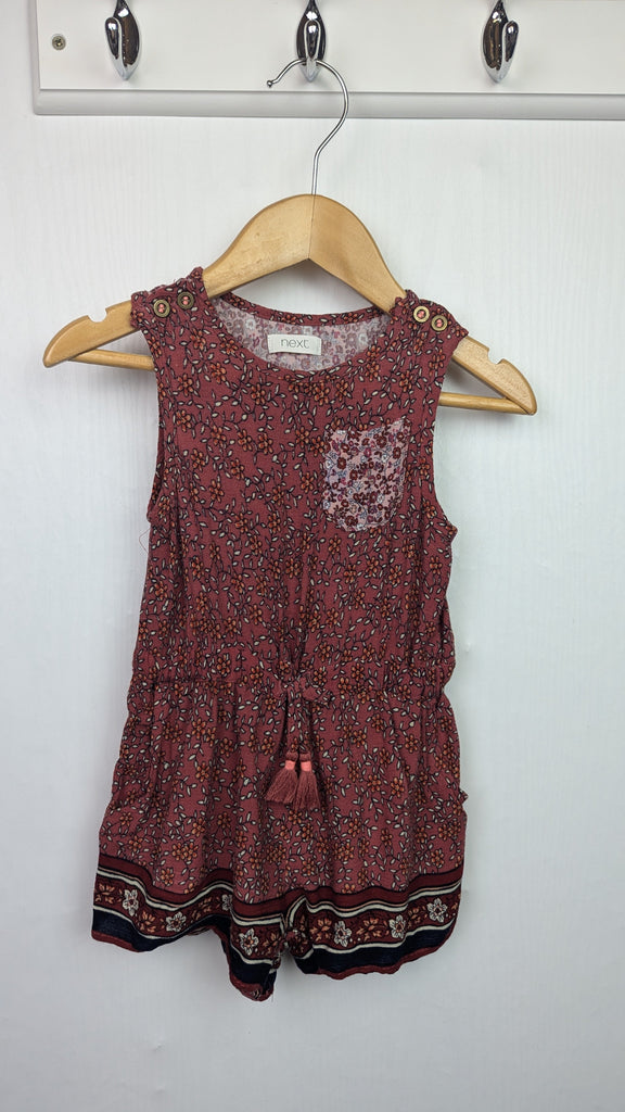 Next Floral Playsuit - Baby Girls 3-6 Months Next Used, Preloved, Preworn & Second Hand Baby, Kids & Children's Clothing UK Online. Cheap affordable. Brands including Next, Joules, Nutmeg Morrisons, TU, F&F, H&M.