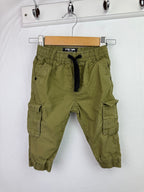 Next Green Cargo Trousers - Boys 9 - 12 Months - Little Ones Preloved. Second Hand Children's & Preloved Baby, Kids, Girls & Boys Clothes. UK online