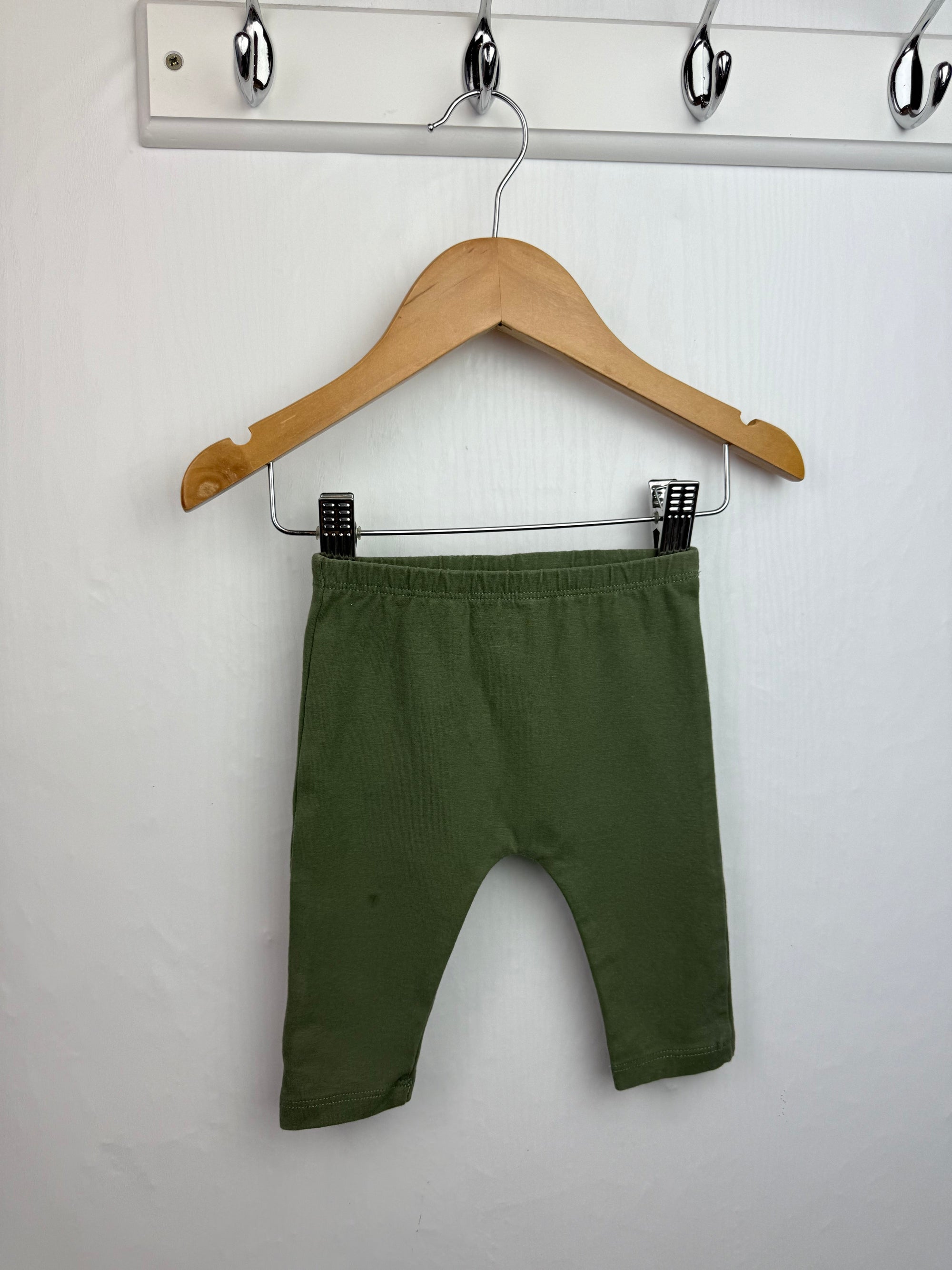 Next Green Leggings - Baby Boys 3 - 6 Months - Little Ones Preloved. Second Hand Children's & Preloved Baby, Kids, Girls & Boys Clothes. UK online