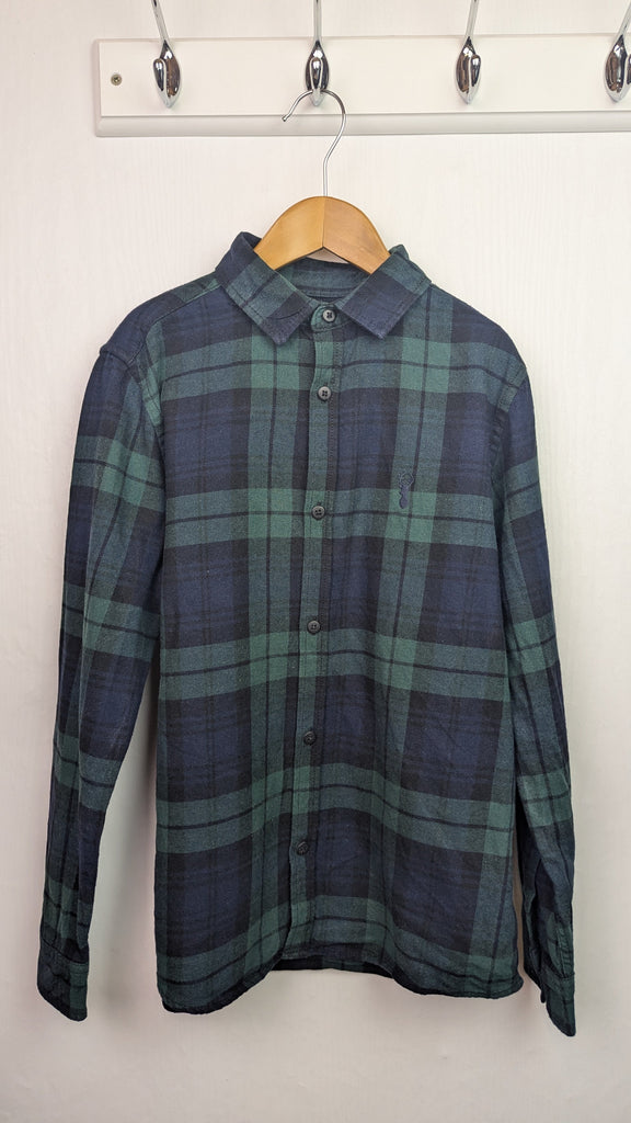 Next Green & Navy Check Shirt - Boys 9 Years Next Used, Preloved, Preworn & Second Hand Baby, Kids & Children's Clothing UK Online. Cheap affordable. Brands including Next, Joules, Nutmeg Morrisons, TU, F&F, H&M.