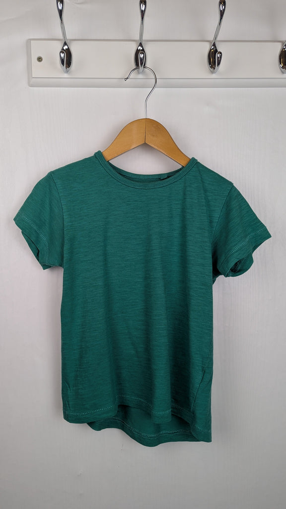 Next Green Short Sleeve Top - Boys 3-4 Years Little Ones Preloved Used, Preloved, Preworn Baby, Girls & Boys Clothes. Kids & Children's second hand Clothing UK Online. Cheap affordable. Brands including Next, Joules, Nutmeg Morrisons, TU, F&F, H&M.