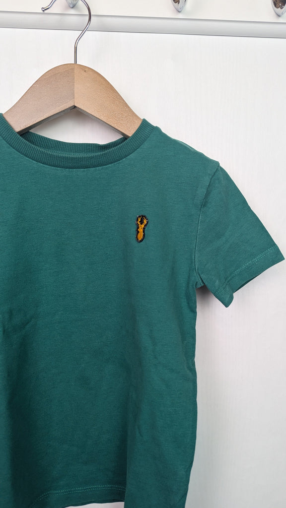 Next Green Short Sleeve Top - Boys 4 Years Next Used, Preloved, Preworn & Second Hand Baby, Kids & Children's Clothing UK Online. Cheap affordable. Brands including Next, Joules, Nutmeg Morrisons, TU, F&F, H&M.